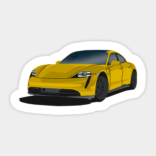 Porsche taycan Sticker